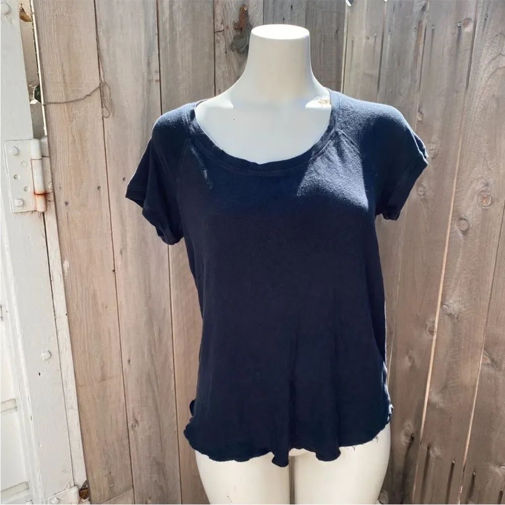 James Perse Classic Black Women's crewneck T-shirt size medium